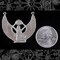 Antiqued Silver Plated Brass Winged Egyptian Goddess Pendant - S-P33